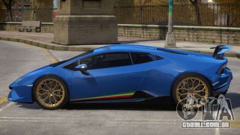 2017 Lamborghini Huracan V1.0 para GTA 4