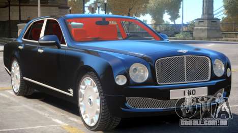 Bentley Mulsanne V1.1 para GTA 4