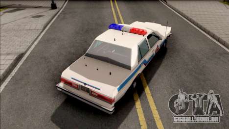 Dodge Diplomat 1989 Hometown Police para GTA San Andreas