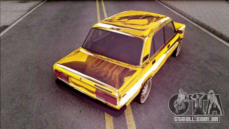 VAZ-2107 de Ouro Chrome Baku para GTA San Andreas