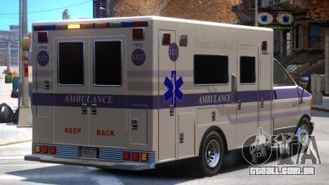 Ambulance Bohan Medical Center para GTA 4