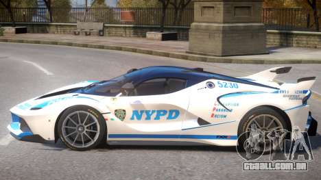 Ferrari FXX-K Police para GTA 4