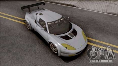 Lotus Evora GX 2012 para GTA San Andreas