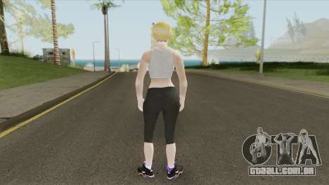 Fitness Muscled Girl Skin para GTA San Andreas