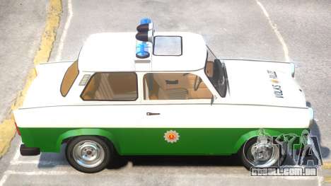 1981 Trabant Police para GTA 4