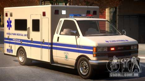 Ambulance Middle Park Medical Unit para GTA 4