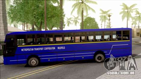 Metropolitan Trans Wilofield Blue Bus para GTA San Andreas