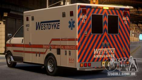 Ambulance Westdyke EMS para GTA 4