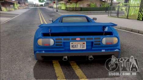 Bugatti EB110 SS (US-Spec) 1992 HQLM para GTA San Andreas