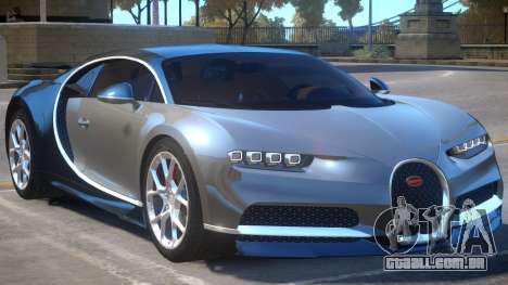 2017 Bugatti Chiron v1.3 para GTA 4