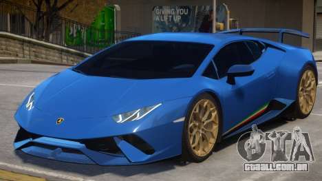 2017 Lamborghini Huracan V1.0 para GTA 4