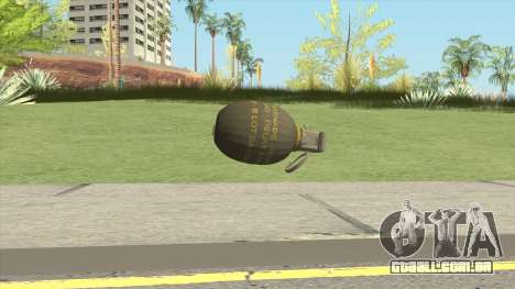 Grenade From GTA V para GTA San Andreas