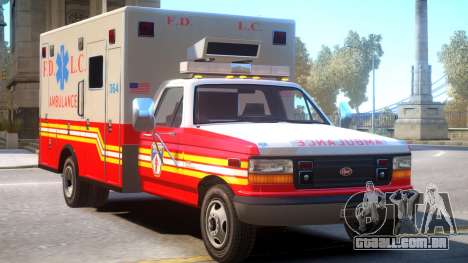 Vapid Ambulance Retro v1.1 para GTA 4
