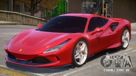 2019 Ferrari F8 Tributo v1.2 para GTA 4