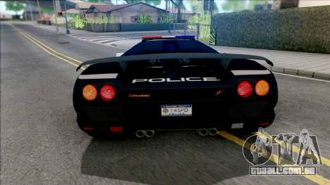Lamborghini Diablo SV Police NFS Hot Pursuit para GTA San Andreas