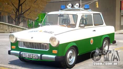 1981 Trabant Police para GTA 4