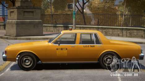Chevrolet Caprice Taxicar para GTA 4