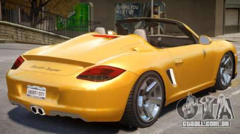 Porsche Boxster Spyder NW para GTA 4