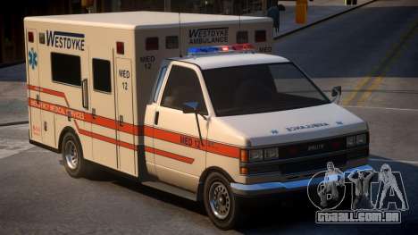 Ambulance Westdyke EMS para GTA 4