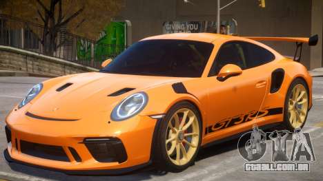 2018 Porsche 911 GT3 RS wheel gold para GTA 4