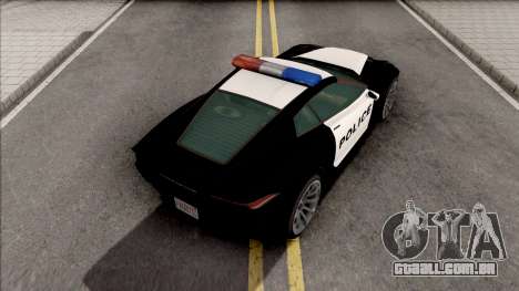 Invetero Coquette Police para GTA San Andreas