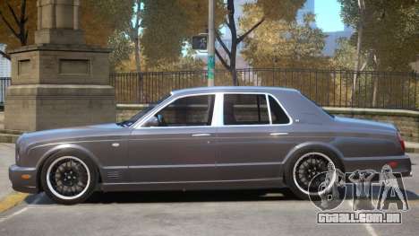 Bentley Arnage Custom V1 para GTA 4