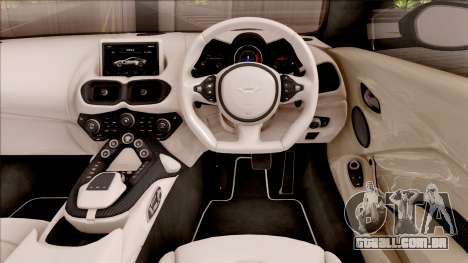 Aston Martin Vantage 2019 para GTA San Andreas