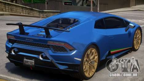 2017 Lamborghini Huracan V1.0 para GTA 4