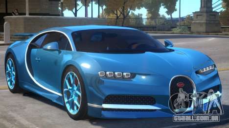 2017 Bugatti Chiron wheel blue para GTA 4