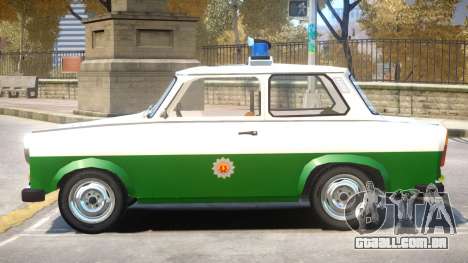 1981 Trabant Police para GTA 4