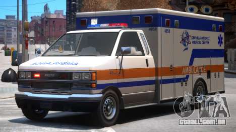 Ambulance Cerveza Heights Medical Center para GTA 4