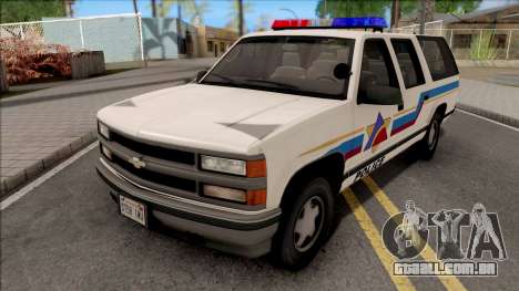Chevrolet Suburban 1992 Hometown Police para GTA San Andreas