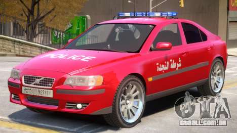 Volvo S60 Police Syrian para GTA 4