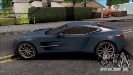 Aston Martin One-77 2012 para GTA San Andreas