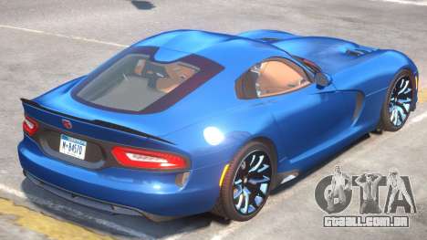 Dodge Viper SRT R1 para GTA 4