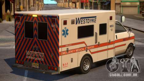 Ambulance Westdyke EMS para GTA 4