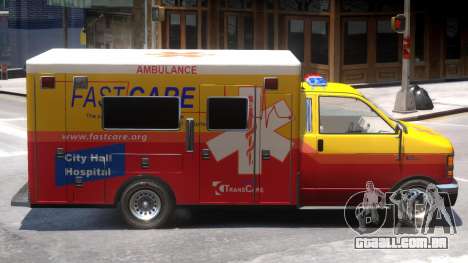 Ambulance City Hall Hospital FastCare para GTA 4