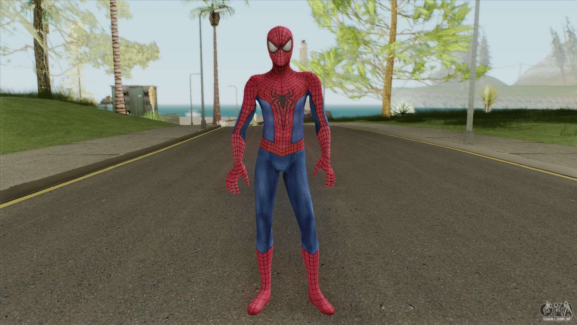 Скин паука. GTA sa Spider man Skins. ГТА человек паук 2001. Amazing Spider man скин ГТА. Скин новый человек паук 2 для ГТА са.