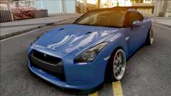 Nissan GT-R Spec V Stance Blue para GTA San Andreas