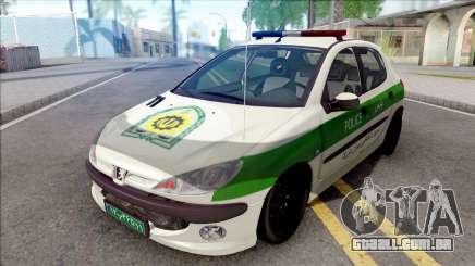 Peugeot 206 Iranian Police para GTA San Andreas