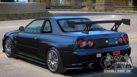 Nissan Skyline R34 V1 para GTA 4
