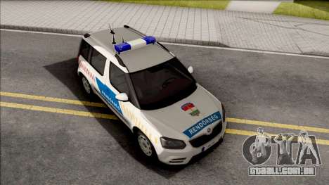 Skoda Yeti Magyar Rendorseg para GTA San Andreas