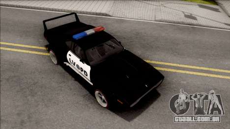 Plymouth GTX 1972 Custom Police LVPD para GTA San Andreas