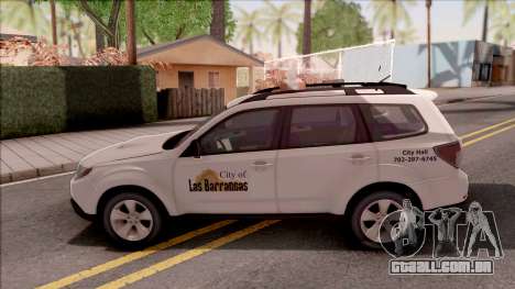 Subaru Forester 2011 City of Las Barrancas para GTA San Andreas