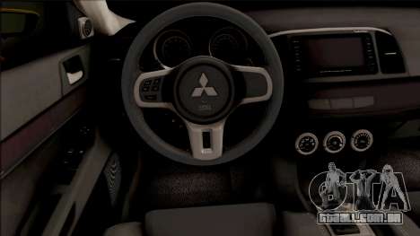 Mitsubishi Lancer Evolution 10 Yandex Taxi para GTA San Andreas