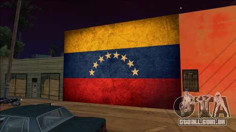 Venezuela bandeira na parede para GTA San Andreas
