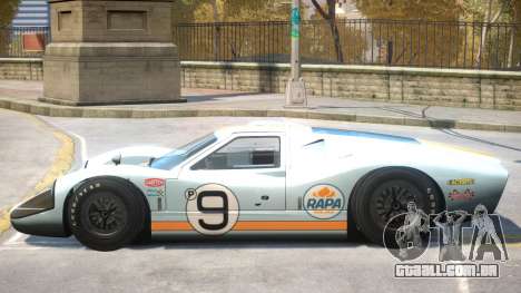 1967 Ford GT40 V1 PJ6 para GTA 4