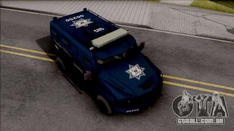 Lenco Bearcat G3 Policia Federal para GTA San Andreas