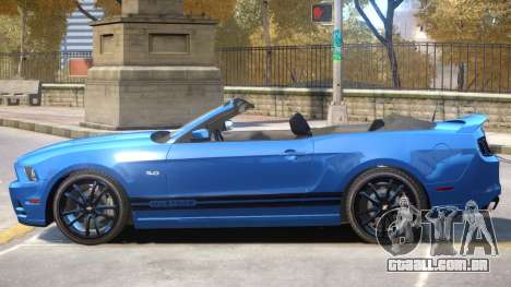 Ford Mustang GT Cabrio para GTA 4
