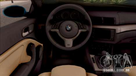 BMW M3 E46 Cabrio Widebody para GTA San Andreas